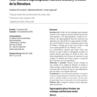 Faco-fractura supracapsular: nuestra técnica y revisión de la literatura