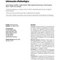 Vidrios oscurecidos en automotores: normalización e información oftalmológica